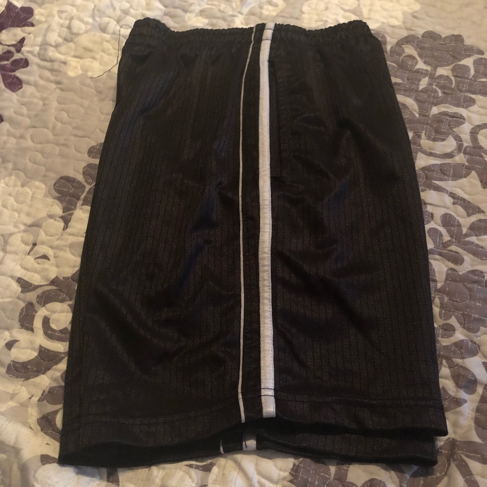 Black and white teen sport short